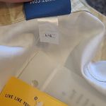 RIPSKIRT HAWAII ALOHA SAND CREAM BEIGE NEUTRAL FLORAL PRINT SWIM COVERUP NEW White Size L Photo 8