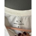 Armani Exchange Women's White Short Sleeve T-Shirt Size S Photo 2