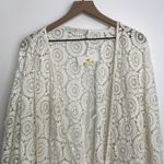 Marie Oliver White Alix Wrap Boho Coverup Cardigan Womens One Size Kaftan Photo 11