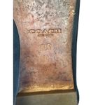 Coach  Oakland Flats Black Leather with Snakeskin Accent Toes Size 6.5B Photo 5