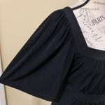 To The Max Black 3/4 Sleeve Medium Dress Photo 3