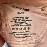 Ann Taylor NWT  THE KICK CROP salmon denim in size 4 with fringe at bottom Photo 6