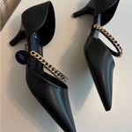 Apt. 9 NWT  Lolana black strappy pointed toe heels with rope chain detail Photo 4