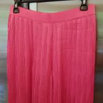 Trina Turk 💕💕 Satin Crinkled Wide Leg Pants ~ Pink NWOT Photo 3