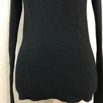 Athleta Futures Black Turtleneck Sweater Size Small Long Sleeve Ribbed Shoulder Photo 9
