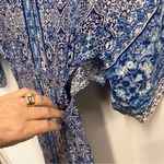 Surf Gypsy Paisley Maxi Dress Swim Cover-Up with open back size small Photo 7