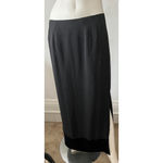 Ann Taylor Skirt black A line sheer embroidered floral embellished maxi skirt 6 Photo 6