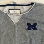 Colosseum Michigan Magnum Scoop Neck Cropped Pullover Sweatshirt Grey XL NWT Photo 5