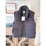 NWT NIA The Brand Nylon Puffer Vest in Black Size Large Photo 2