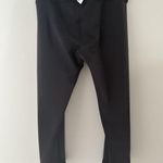 Sweaty Betty Reversible Leggings Size Medium Gray w/ Stripes & Black Double Duty Photo 6