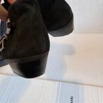 Vince Camuto Black Suede Leather Double Buckle Ankle Boots Womens 7.5 Western Photo 5