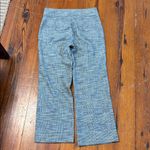 Veronica Beard  Trouser Pants Glen Plaid Green Side Strip Black Edge Size 8 Photo 6