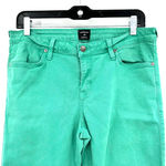 Just Black  size 30‎ green skinny jeans made in usa cotton blend Photo 2