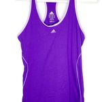 Adidas  Athletic Purple Racerback Tank Top Shirt Large Photo 0