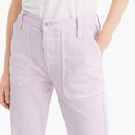 J.Crew Straight Leg Misty Orchid Purple Utility Crop Straight Leg Jeans 24" NWT Photo 3