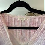 Love Shack Fancy  Gwen Cotton Multi Tie Dye Ruffle Mini Dress Pastel Photo 5