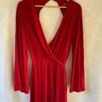 Blue Life ‎ Shorts Romper Red Bell Sleeves Photo 6