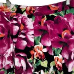 G.I.L.I. Black Floral Wide Leg Pull On Knit Cape Pants NWOT Size‎ XS Pink Photo 2