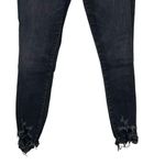 AGOLDE Sophie High Rise Skinny Crop Jeans Black Women’s Size 25 Distressed Photo 3