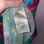 Susan Graver  QVC Size L Liquid Knit Faux Wrap Dress in Green Tropical Photo 5