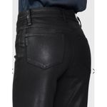 Paige Leenah Wide Leg Jean in Black Fog Luxe Coating Size 33 NWT Photo 2