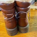 Target Comfortable Brown Faux Fur Lined Lace Up Winter Boots Size 6.5 NWT Cabincore Photo 7