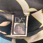 Diane Von Furstenberg  Black Taya Silk Long Sleeve Dress Size 4 Photo 3