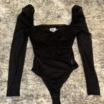 Princess Polly Black Mesh Bodysuit Photo 0