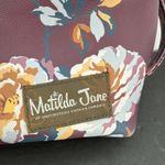 Matilda Jane  Moments With You Plum Perfect Backpack Purse Floral Tote Bag Photo 3