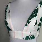 Oh Polly tropical leaf bralette top women’s size 2 Photo 3