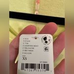 Free People NWT  Catalina Mini Dress - lightning bolt yellow - XS oversized Photo 8