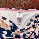 Lime Ricki  SWIMWEAR NAVY & PINK CHEETAH RUCHED DETAIL HIGH RISE SWIM BOTTOMS Photo 1