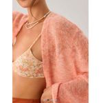Anthropologie Duster Kimono Cardigan Pink One Size Boho Soft Lightweight OS Photo 3