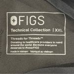 FIGS  Maternity Yola Skinny Scrub Pant XXL Black Straight Leg Cargo Nurse Comfy Photo 10