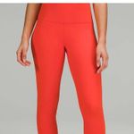 Lululemon Align HR Pant 28” with Pocket Size 8 Solar Orange SLRO New w/tag $98 Photo 3