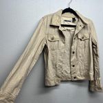 Liz Claiborne  Linen Cotton Sparkly Western Cowgirl Rodeo Womens Jacket Sz Medium Photo 2