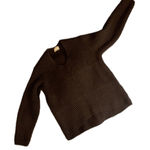 Acne Studios  DEBORAH L WOOL Ribbed V Neck Sweater Black Size S Photo 0