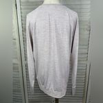 COPPER FIT Women's Long Sleeve Crew Neck Shirt Heather Purple Photo 2