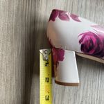 Kate Spade  Maxine White Pink Flower Chunk Heel Leather Bow sz 6‎ Photo 7