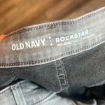 Old Navy  Mid Rise Rockstar Grey Skinny Jeans Photo 3