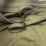 Adidas  Women’s Areoready Olive Green Striped Pull-on Jogger Pants Zip Pocket-Med Photo 10