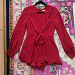 Cotton Candy LA  red bow romper Photo 0