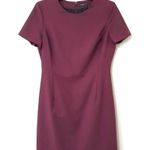 Theory Mulberry Jatinn Mini Shift Dress Wool Size 6 Photo 1