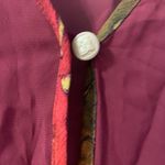 carole little Maroon Sheer Short Sleeve Cardigan 6 Photo 3