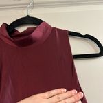 House of Harlow 1960 Maroon Sleeveless Bodysuit Red Size M Photo 2