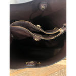 Coach Town Bucket Bag Black Pebbled Leather 9122 Gold Hardware Photo 11