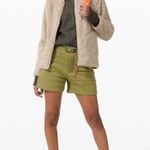 Lululemon Oh So Sherpa Fleece Full Zip Jacket Trench Tan Size 12 Photo 3