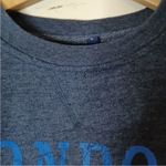 Awnhill Vintage Britain Heather Navy Blue Sweatshirt Size Large Photo 4