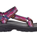 Teva Hurricane XLT 2 Sporty Sandal Adjustable Printed Strap Outdoor Pink Black 8 Photo 0