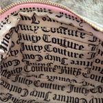 Juicy Couture NWT-  Pink and Cream Heritage Velvet Clutch with Gold Chain Photo 5